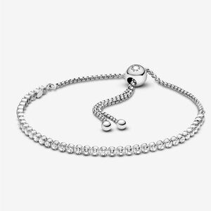 NWT Pandora Sparkling Slider Tennis Bracelet - retails $80